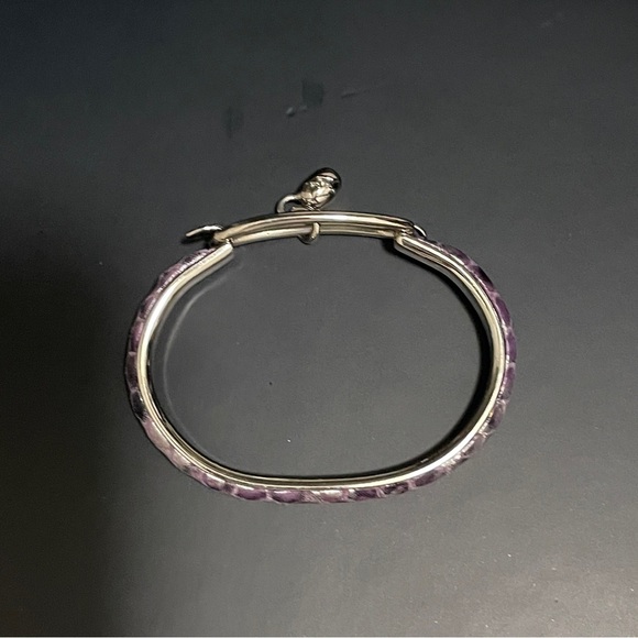 Purple Patterned bangle - Picture 3 of 3
